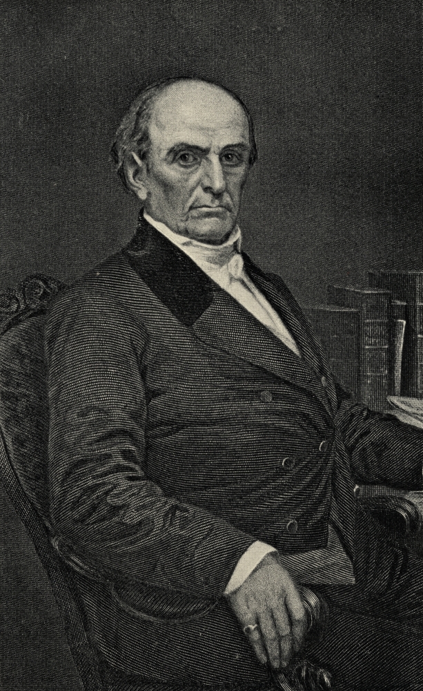Daniel Webster 1782-1852 Statesman Lawyer & Orator From The Book Poster Print
