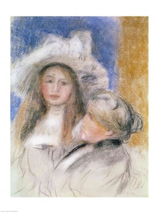 Picture of Posterazzi BALXIR197255LARGE Berthe Morisot Poster Print by Pierre-Auguste Renoir - 24 x 36 in. - Large