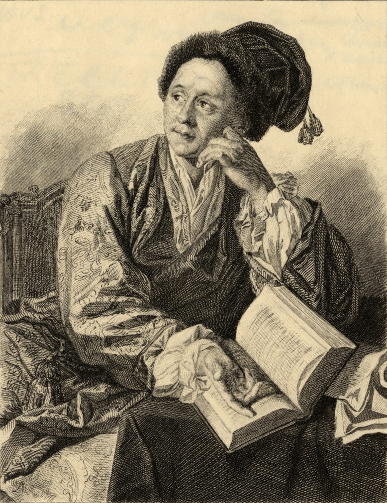 DPI1858256 Bernard Le Bovier De Fontenelle 1657-1757 French Poet & Philosopher Poster Print, 13 x 17