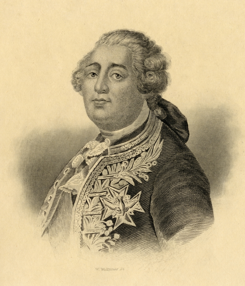 Picture of   Louis XVI&#44; 1754-1793 King of France 1774-1792 Engraved by W. Wellstood From The Book - Lady JacksonS Works XI The French Court & Society I Published London 1899 Poster Print&#44; 14 x 16