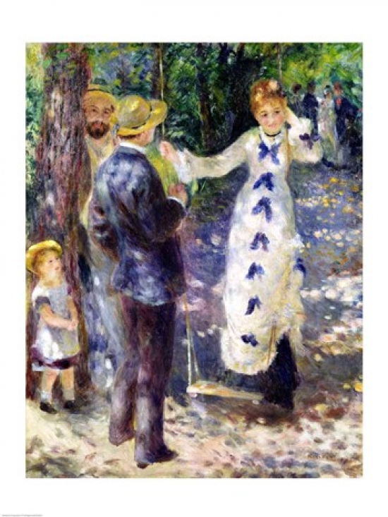 BALXIR19815 The Swing 1876 Poster Print by Pierre-Auguste Renoir - 18 x 24 in.