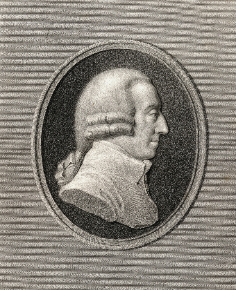 Adam Smith 1723-1790 English Social Philosopher From The Book -Gallery of Portraits Published London 1833 Poster Print - 13 x 16
