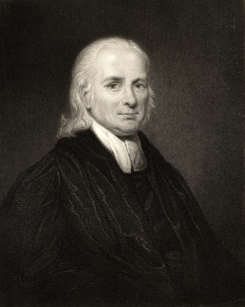 Christian Friedric Schwartz 1726-1798 Lutherian Missionary From The Book -Gallery of Portraits Published London 1833 Poster Print, 13 x 17