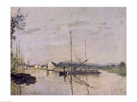 Argenteuil 1872 Poster Print by Claude Monet - 36 x 24 in. - Large