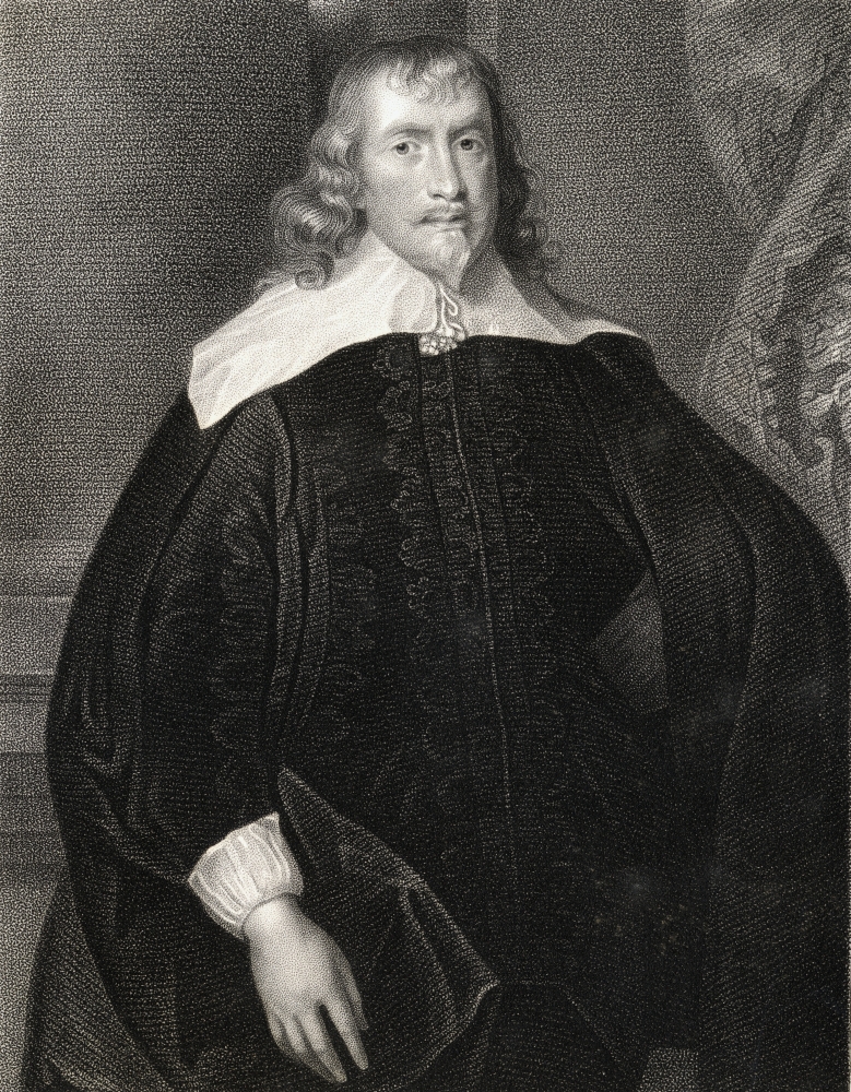 Francis Russell, 4th Earl of Bedford, 1593-1641 English Nobleman From The Book -LodgeS British Portraits Published London 1823 Poster Print, 13 x 17
