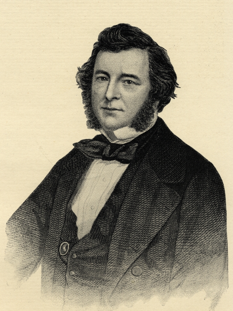 DPI1858409 Samuel Lover 1797-1868 Anglo-Irish Fiction & Poetry Writer Songwriter Poster Print, 13 x 17