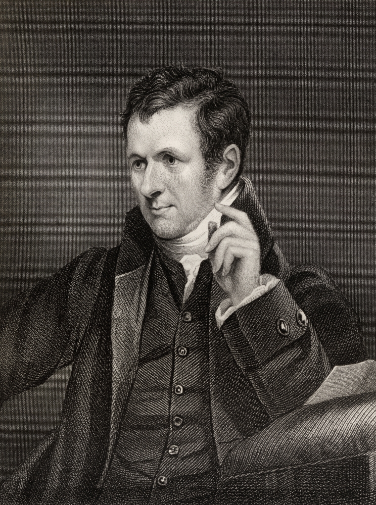 DPI1858462 Sir Humphrey Davy Bart 1778-1829 English Chemist & Inventor. Inventor Poster Print, 13 x 17