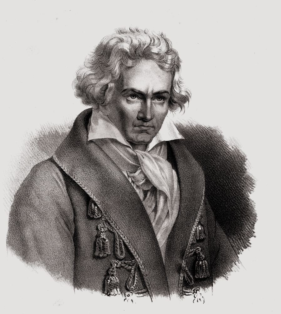 DPI1858447 Ludwig Von Beethoven. Baptized On December 17 1770- 1827 German Composerand Poster Print, 14 x 16