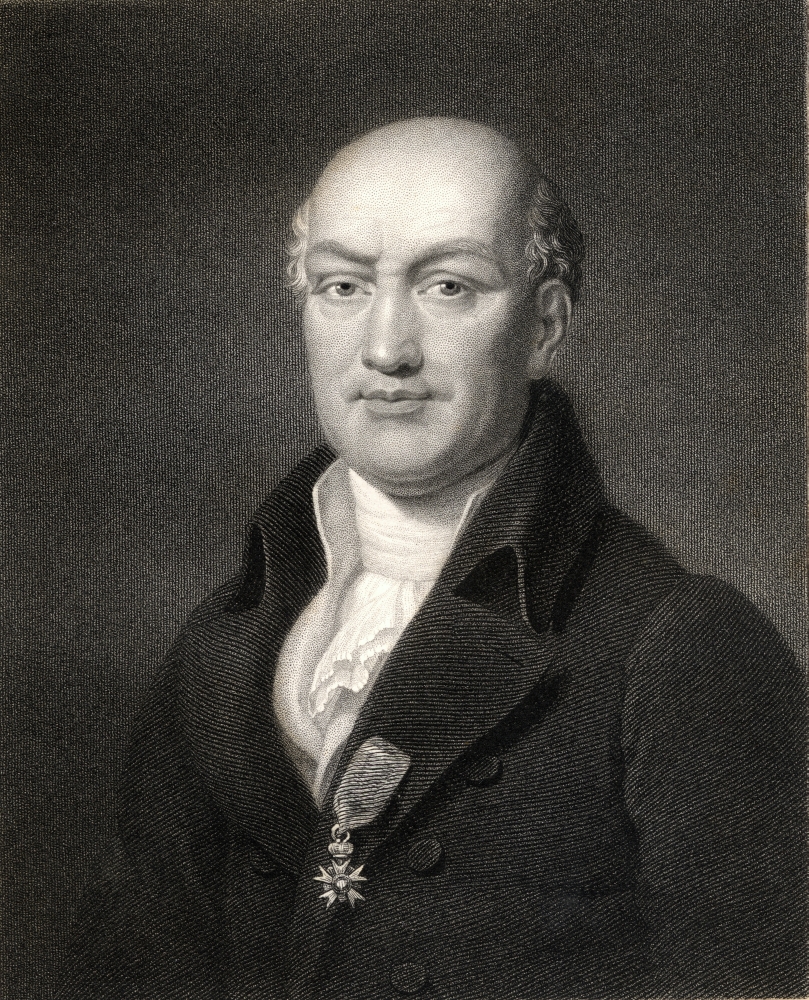 Jean Baptiste Joseph Delambre1749-1822 French Astronomer From The Book Gallery of Portraits Published London 1833 Poster Print - Large - 26 x 32