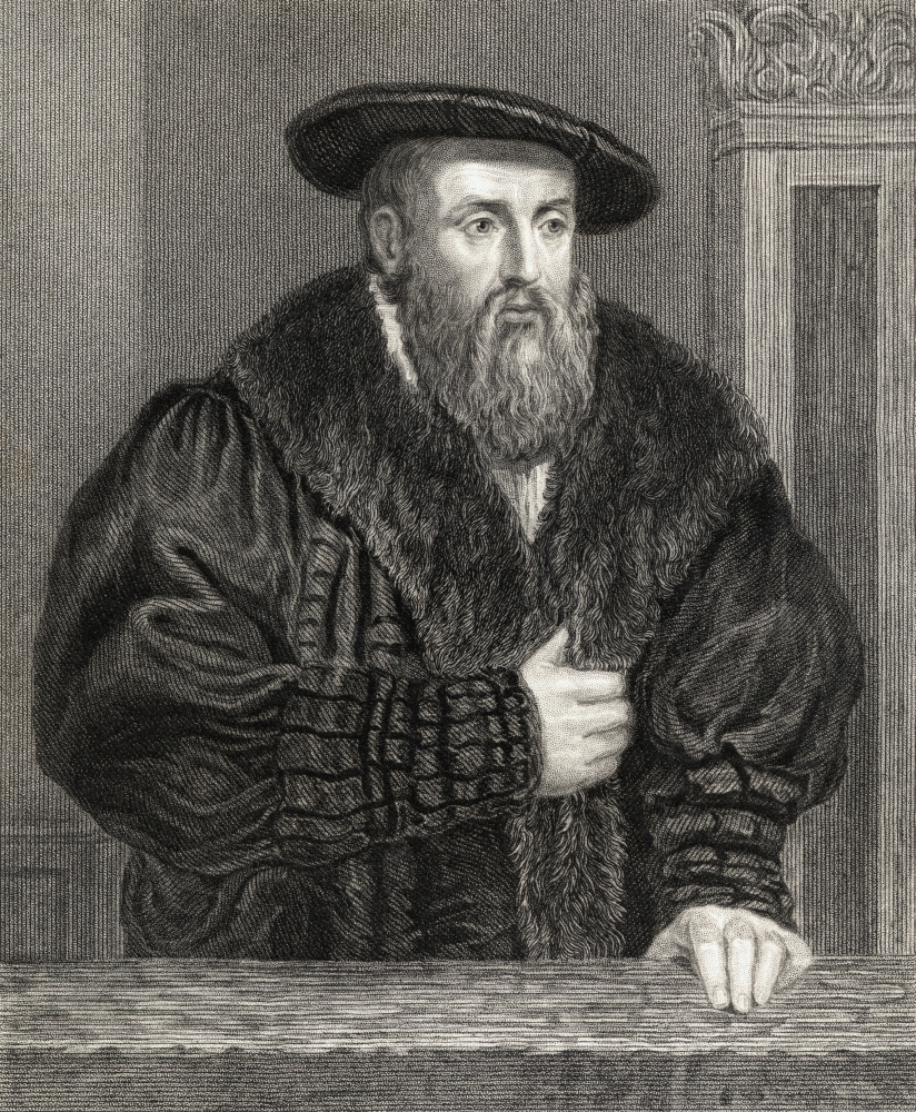 Johannes Kepler 1571-1630 German Renaissance Astronomer & Astrologer From The Book Gallery of Portraits Published Poster Print - Large - 26 x 32