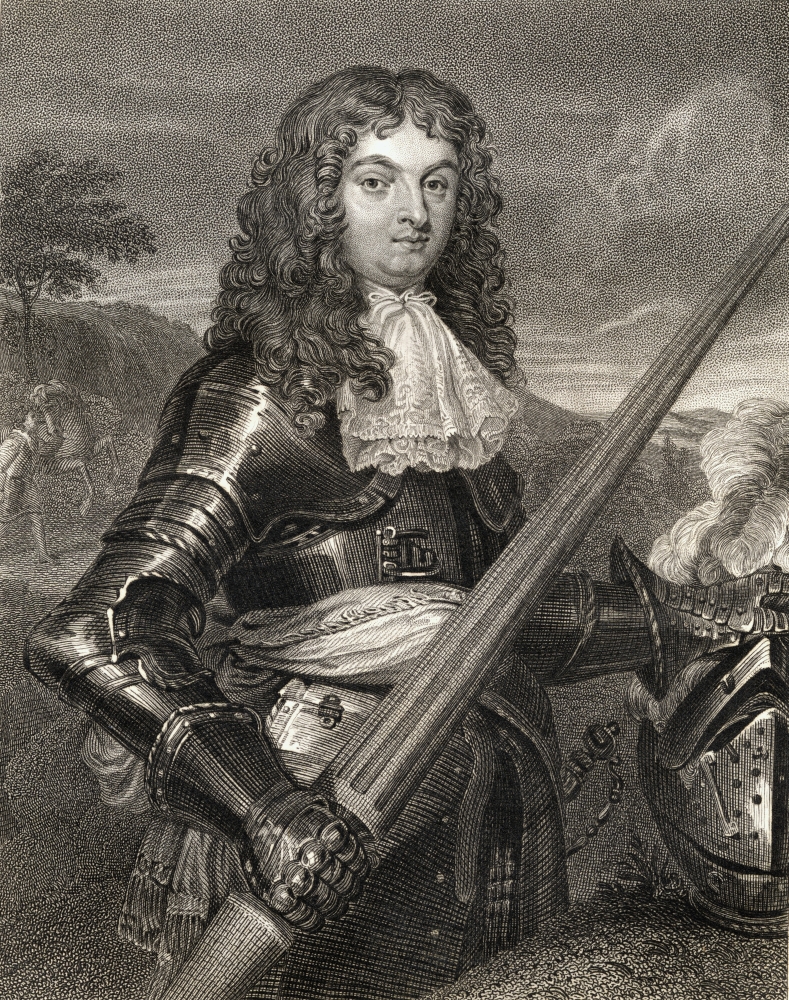 John Leslie Duke of Rothes 1630-1681 From The Book -Lodge S British Portraits Published London 1823 Print