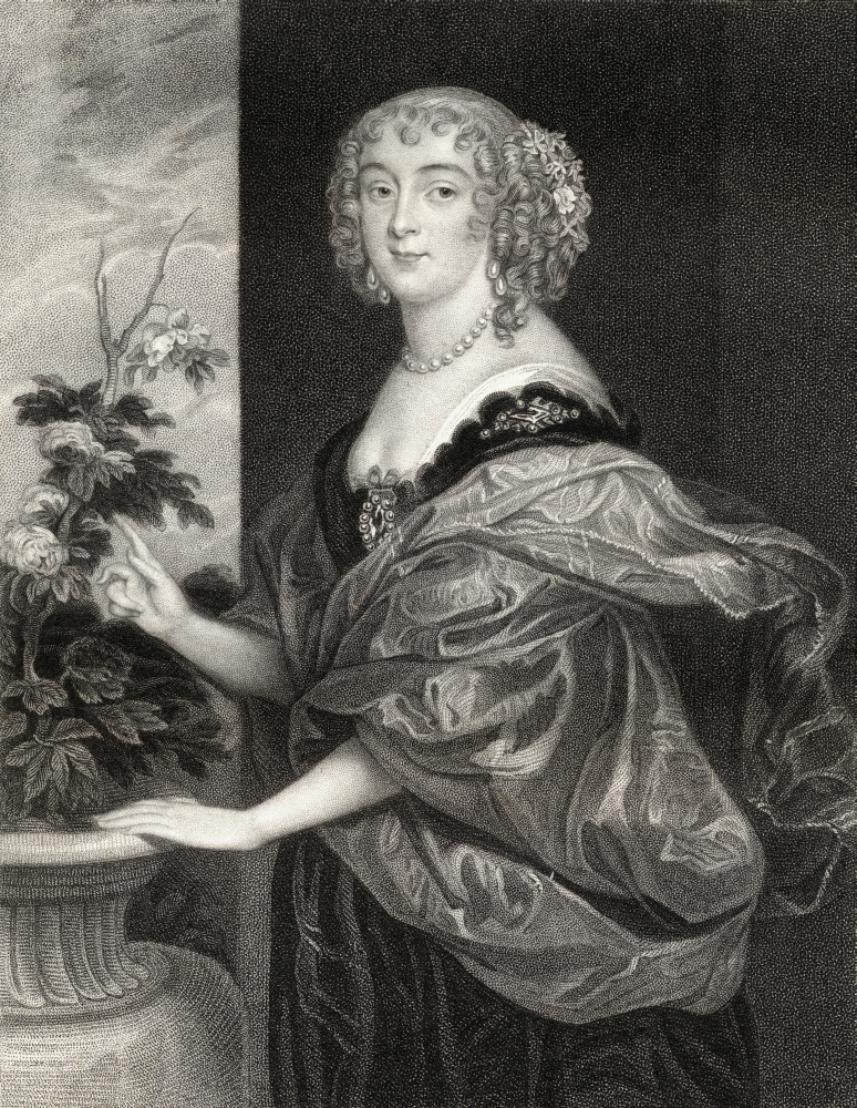 Dorothy Sidney Countess of Sunderland - 1620-1684 From The Book -LodgeS British Portraits Published London 1823 Poster Print