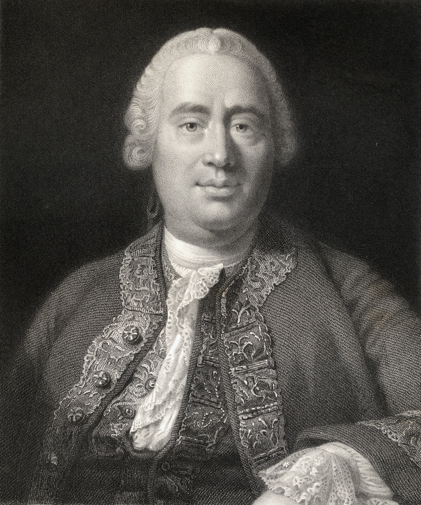 DPI1858527 David Hume 1711-1776 Scottish Historian & Philosopher From The Book -Gallery of Portraits Published London 1833 Poster Print, 13 x 16
