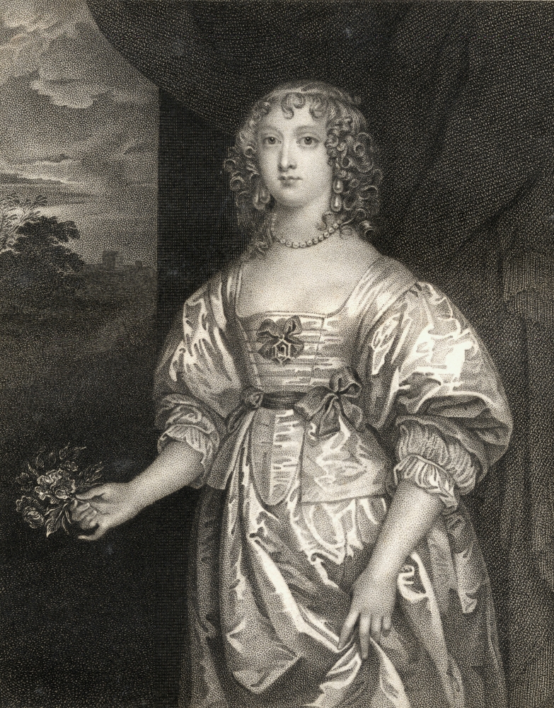 DPI1858551 Elizabeth Cecil Countess of Devonshire C.1619-1689 Wife of William Cavendish Poster Print, 13 x 17