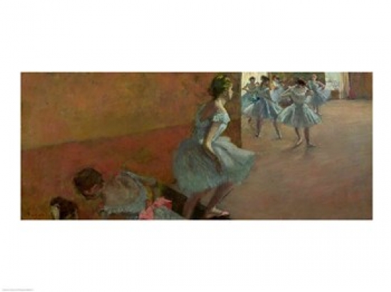 Picture of Posterazzi BALXIR33373 Dancers Ascending A Staircase Poster Print by Edgar Degas - 24 x 18 in.
