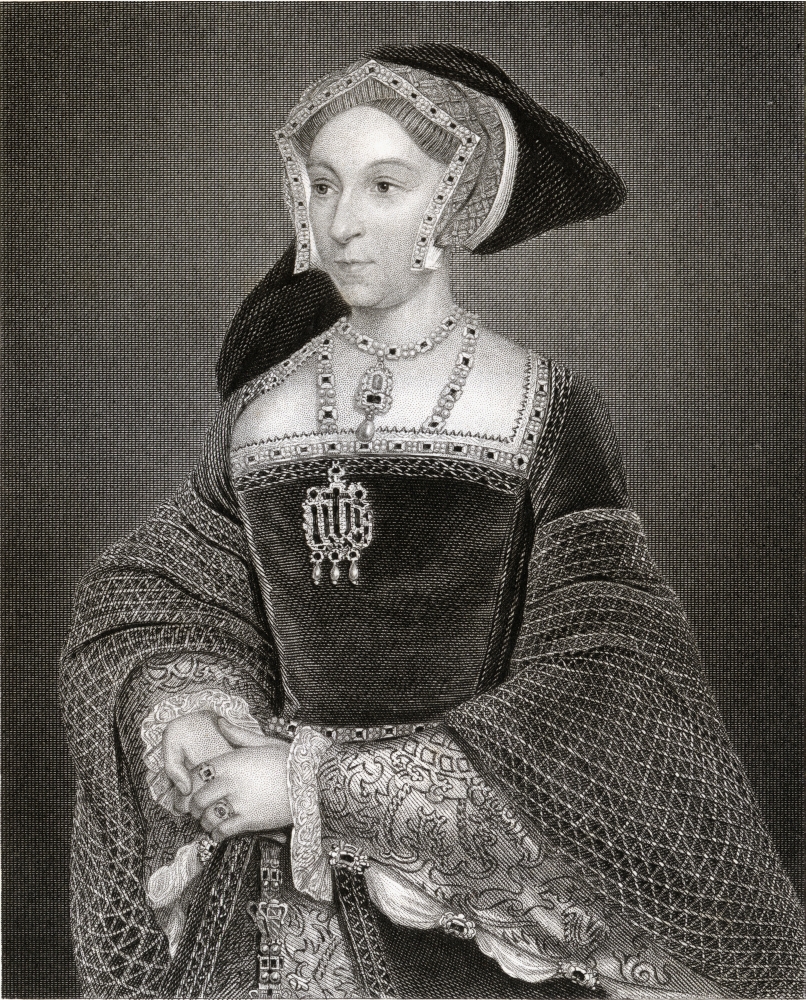 Jane Seymour 1509-1537 Third Wife of Henry VIII of England From The Book Lodge S British Portraits Published London Poster Print - Large - 26 x 34