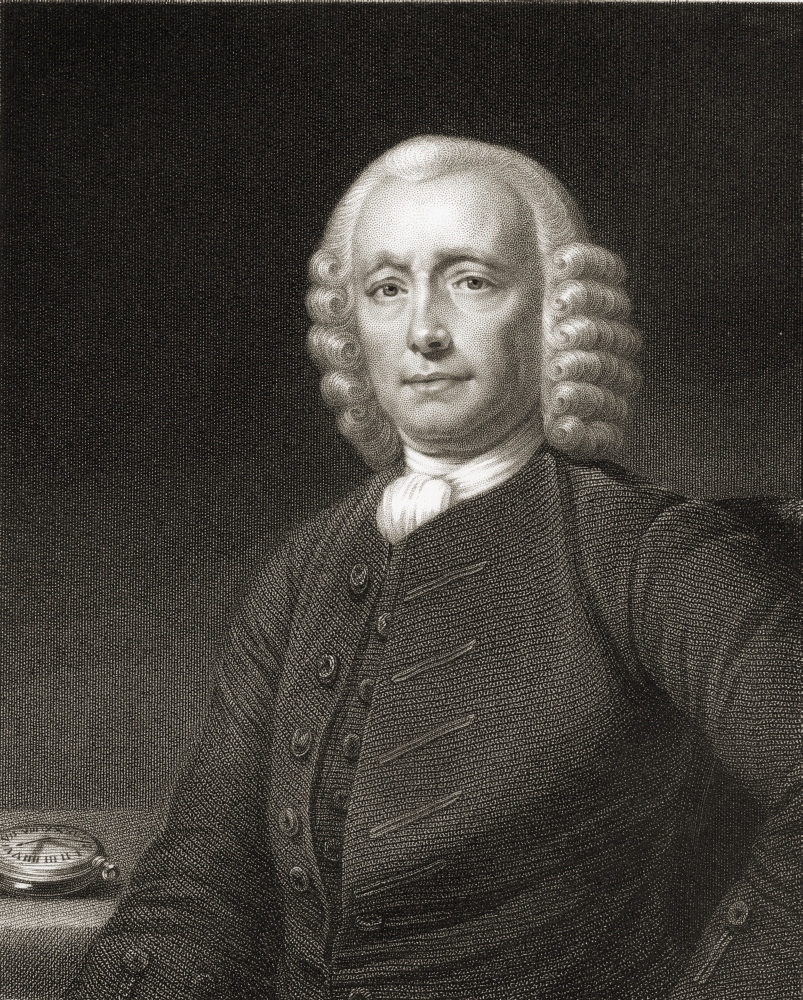 John Harrison 1693-1776 English Horologist & Inventor From The Book Gallery of Portraits Published London 1833 Poster Print - Large - 26 x 34