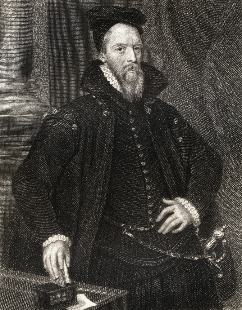 DPI1858480 Ambrose Dudley Earl of Warwick C.1528 - 1590 British Soldier & Statesman From The Book Lodge S British Portraits Poster Print, 13 x 17