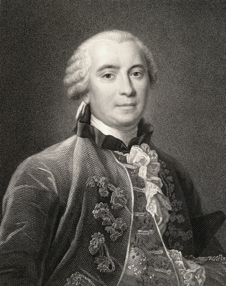Georges Louis Leclerc Count De Buffon - 1707-1788 French Naturalist From The Book -Gallery of Portraits Published London 1833 Poster Print - 13 x 17