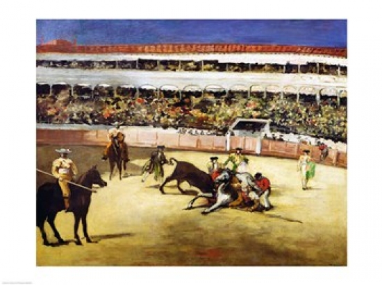 Picture of Posterazzi BALXIR20527 Bull Fight 1865 Poster Print by Edouard Manet - 24 x 18 in.
