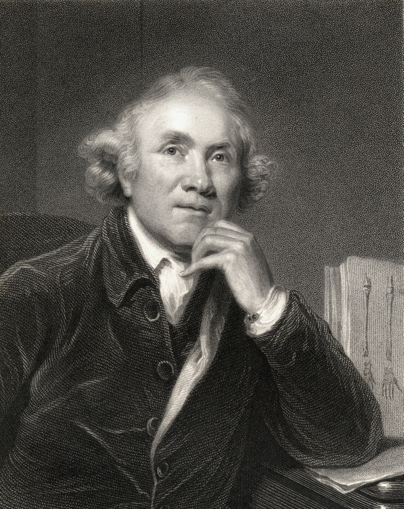 John Hunter 1728-1793 British Surgeon Founder of Pathological Anatomy In England From The Book -Gallery of Portraits Poster Print, 13 x 17