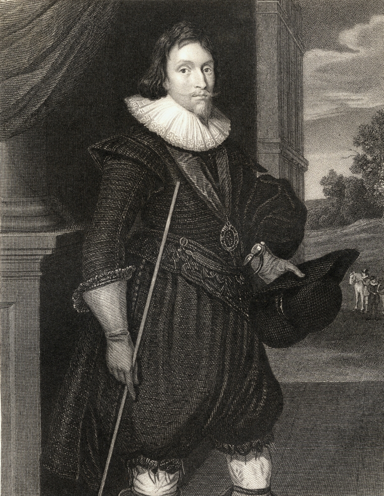 James Hamilton 2Nd. Marquis of Hamilton, 1589-1624 From The Book -LodgeS British Portraits Published London 1823 Poster Print, 13 x 17