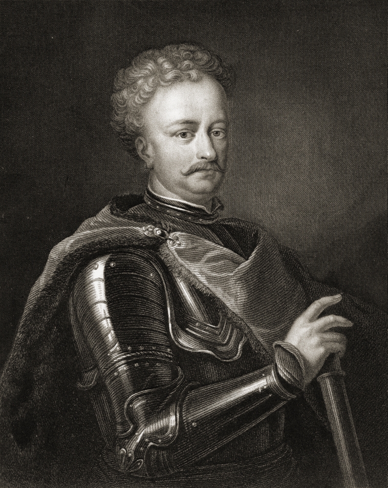 John Sobieski Iii - 1629-1696 Elective King of Poland - 1674-96 From The Book -Gallery of Portraits Published London 1833 Poster Print - 13 x 17