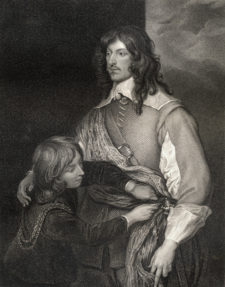 Lord George Goring 1608-1657 English Royalist Baron Goring General of Horse From The Book Lodge S British Portraits Poster Print, Large - 26 x 34