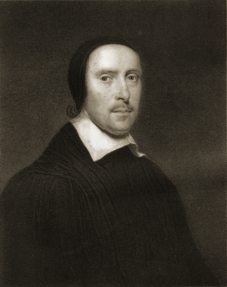 Jeremy Taylor Baptized 1613-1667 English Anglican Clergyman & Writer From The Book Gallery of Portraits Published Poster Print, Large - 26 x 34