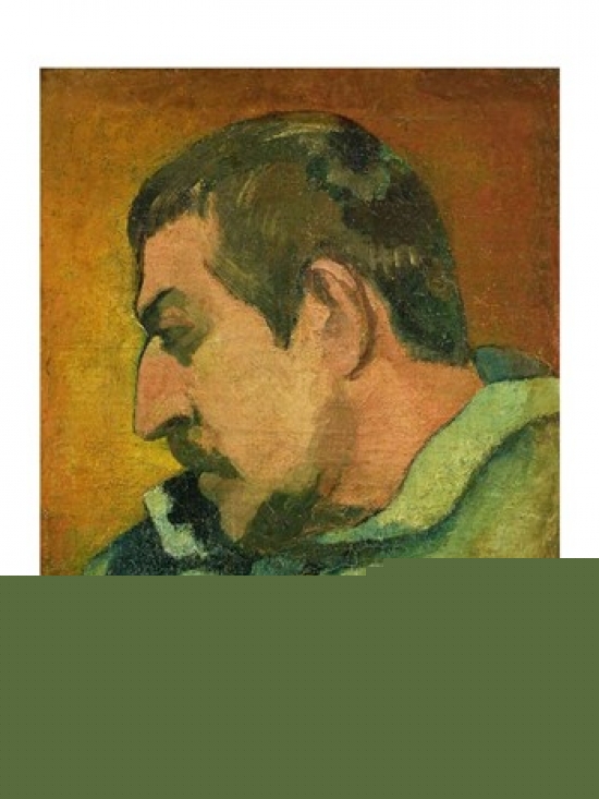 Picture of Posterazzi BALXIR206441LARGE Self Portrait 1896 Poster Print by Paul Gauguin - 24 x 36 in. - Large