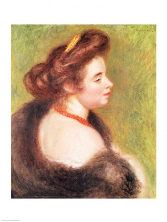 Picture of Posterazzi BALXIR206472LARGE Portrait of Madame Maurice Denis 1904 Poster Print by Pierre-Auguste Renoir - 24 x 36 in. - Large