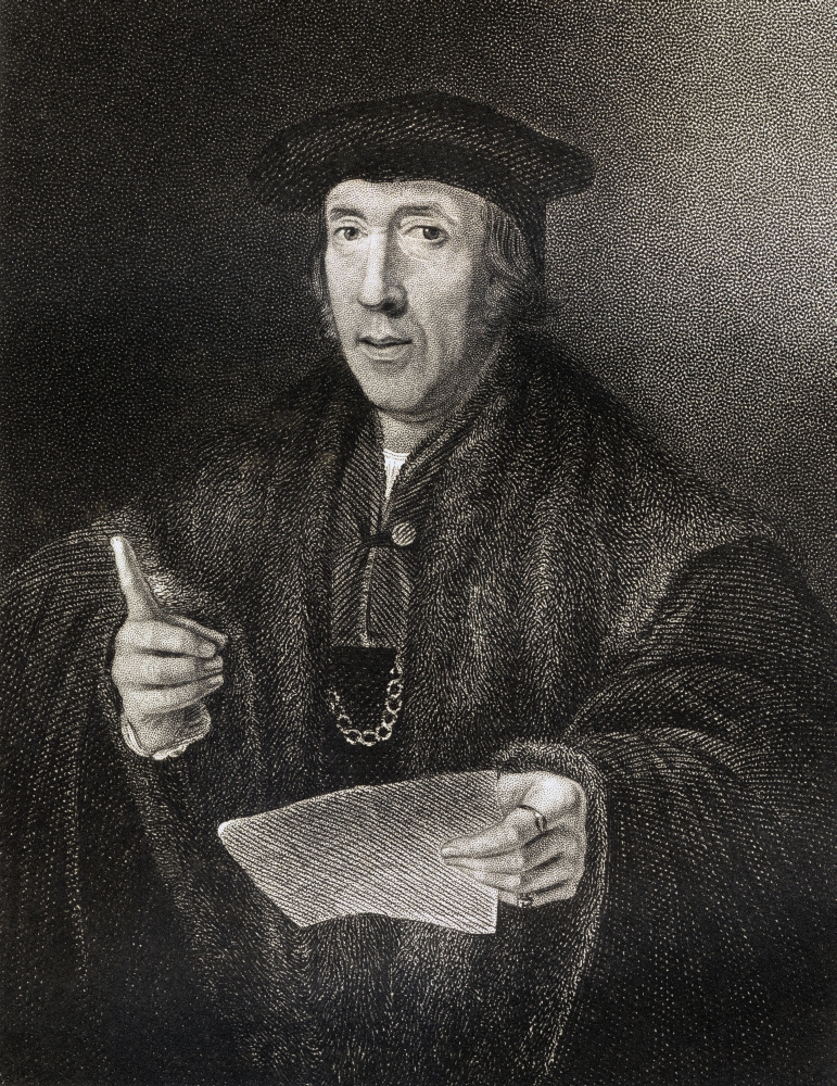 Sir John More C.1541-1530 Father of Sir Thomas More From The Book Lodge S British Portraits Published London 1823 Poster Print, Large - 26 x 34