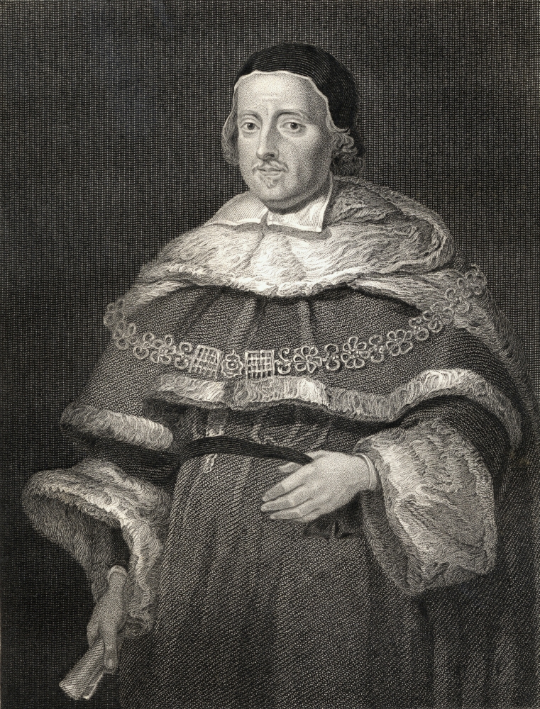 Sir Matthew Hale 1609-1676 Lord Chief Justice of England One of The Greatest Scholars On The History of English Common Poster Print - Large - 26 x 34