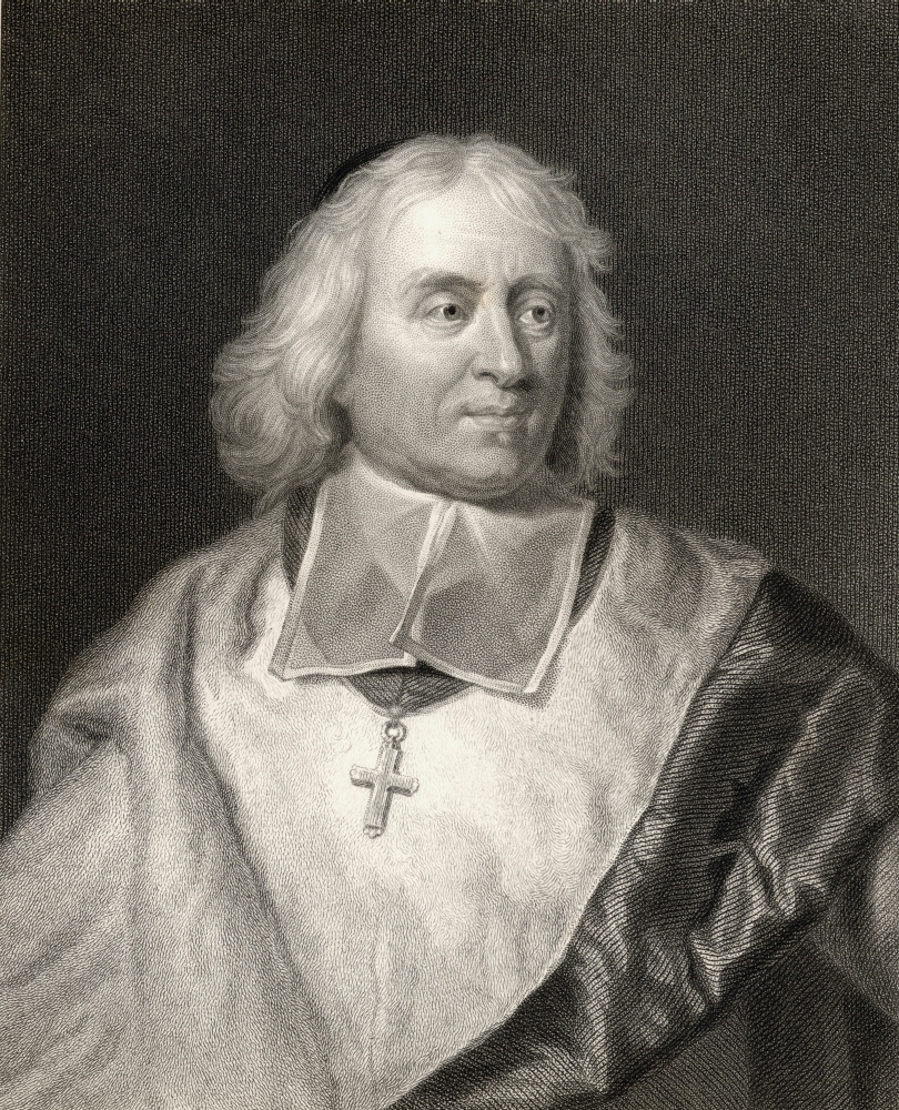 DPI1858812 Jacques Benigne Bossuet 1627-1704 Bishop of Meaux From The Book Gallery of Portraits Published London 1833 Poster Print, 13 x 17