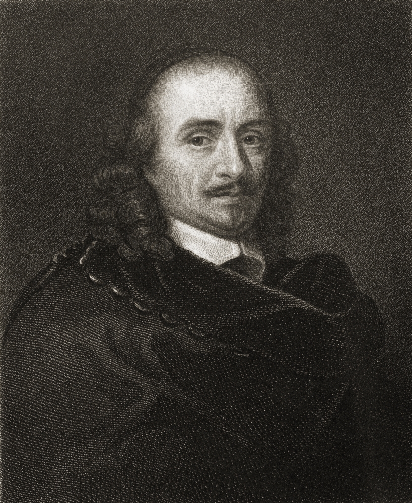 Peter Corneille 1606-1684 French Playwright From The Book -Gallery of Portraits Published London 1833 Poster Print - 13 x 16