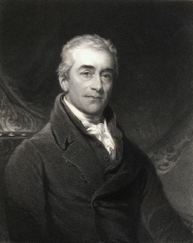 Sir Samuel Romilly 1757-1818 English Legal Reformer From The Book Gallery of Portraits Published London 1833 Poster Print - 13 x 17