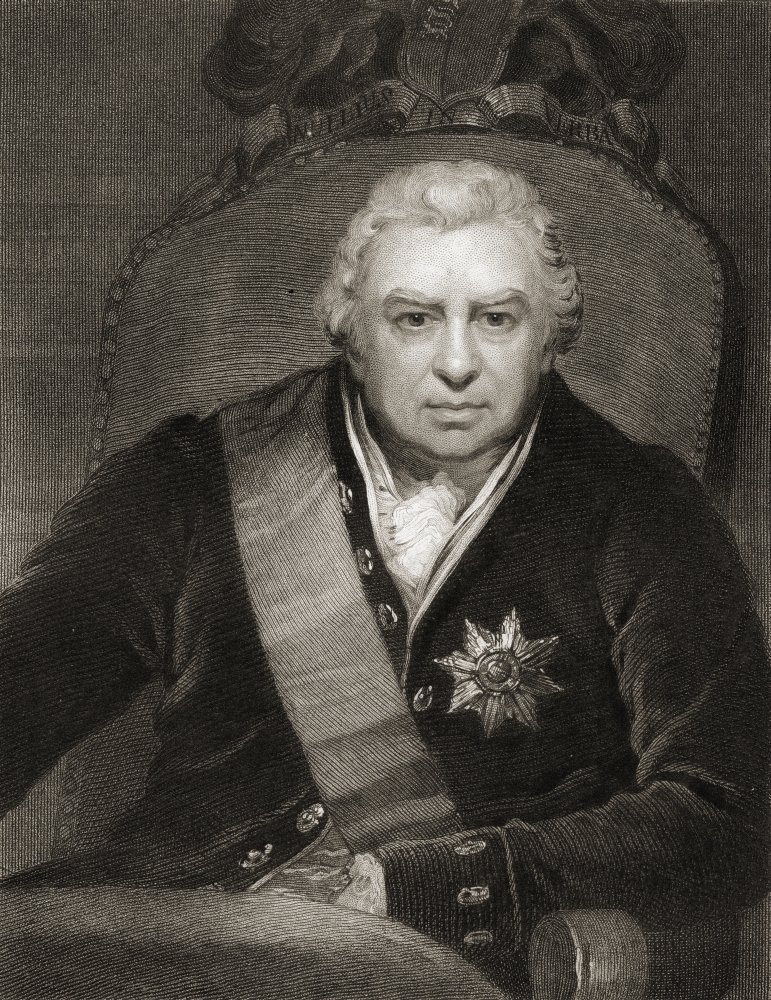 Sir Joseph Banks Baronet Banks 1743-1820 British Explorer & Naturalist From The Book Gallery of Portraits Published Poster Print - Large - 26 x 34