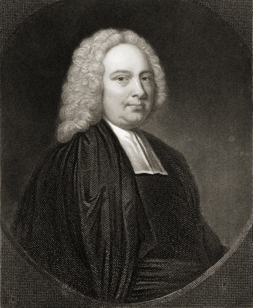 James Bradley 1693-1762 English Astronomer From The Book -Gallery of Portraits Published London 1833 Print