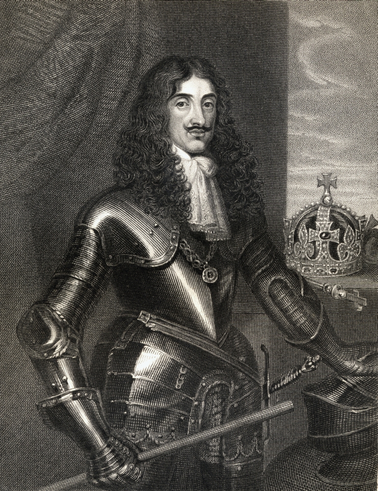 DPI1858917LARGE Charles II Aka The Merry Monarch 1630-1685 King of Great Britain & Ireland Poster Print, Large - 26 x 34