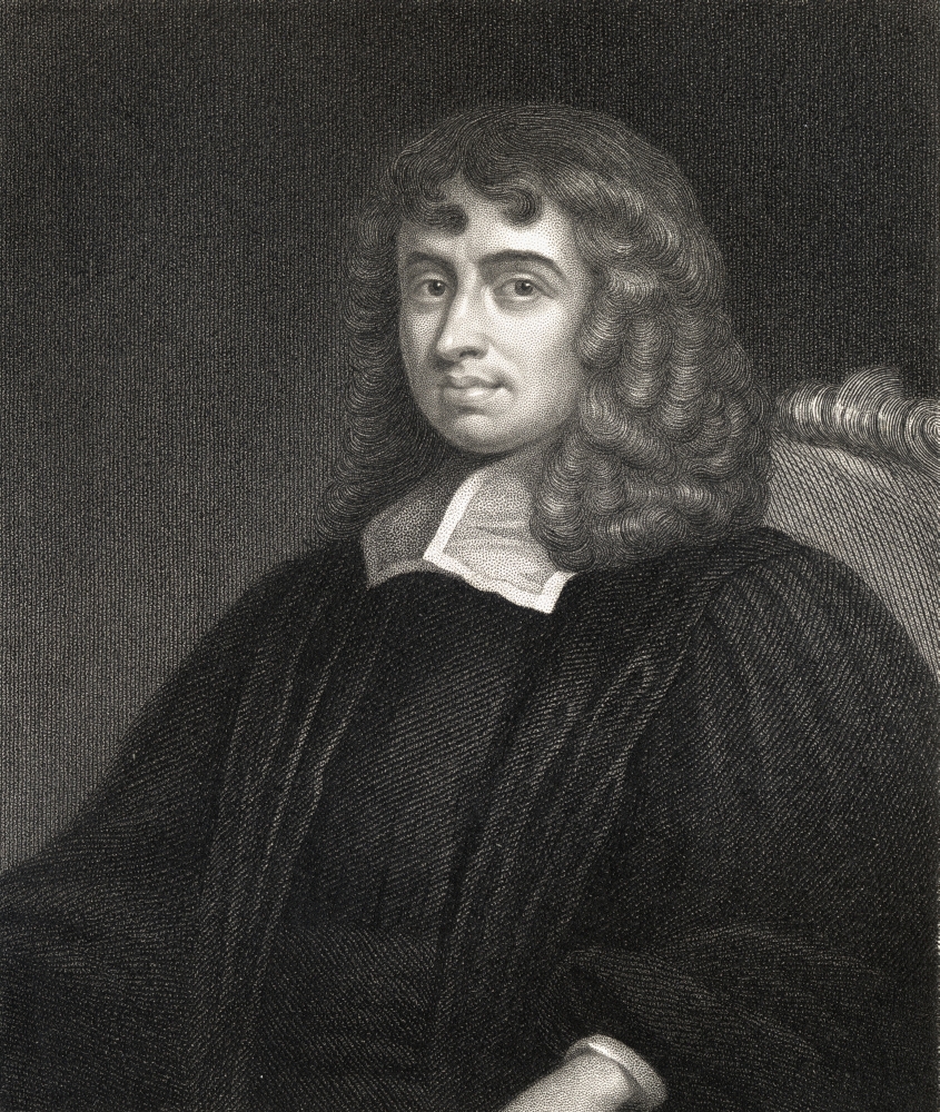 Isaac Barrow 1630-1677 English Classical Scholar Theologian & Mathematician From The Book Gallery of Portraits Poster Print - Large - 28 x 32