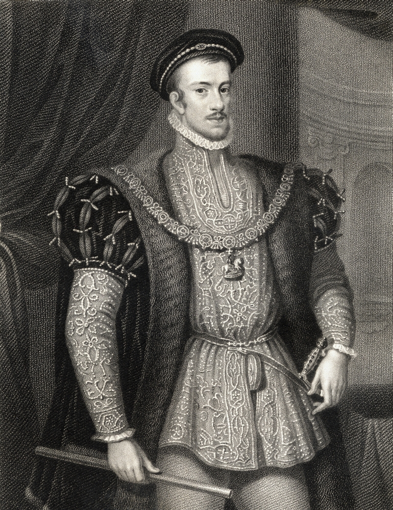 Thomas Howard 4th Duke of Norfolk 1536-1572 English Statesman & Benefactor Poster Print - 13 x 17