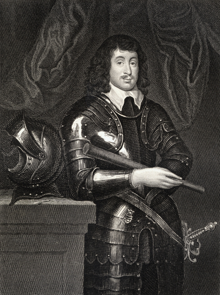 Spencer Compton 2Nd.Earl of Northampton Lord Compton 1601-1643 Royalist Poster Print, Large - 26 x 34