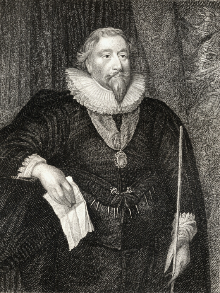 Richard Weston 1St Earl of Portland 1577-1634 English Statesman From The Book Lodge S British Portraits Published London Poster Print, 13 x 17