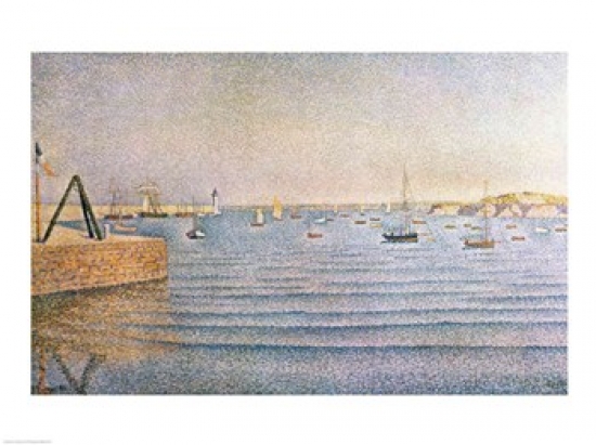 Picture of Posterazzi BALXIR214247 The Harbour at Portrieux 1888 Poster Print by Paul Signac - 24 x 18 in.