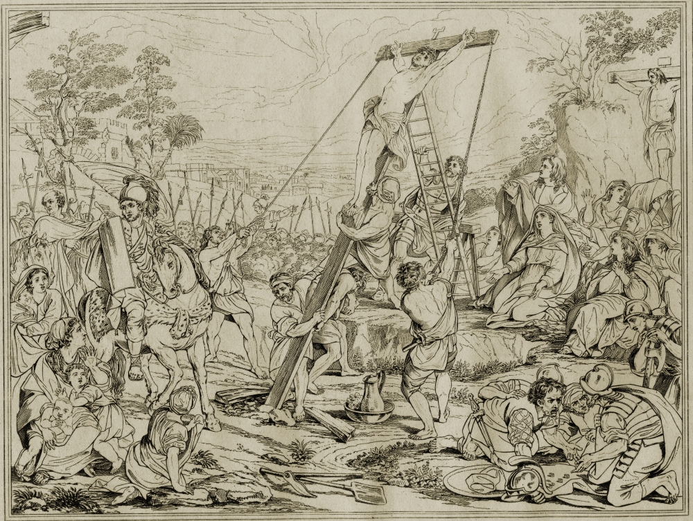The Society for Promoting Christian Knowledge January 1816 The Crucifixion - Poster Print - 17 x 13