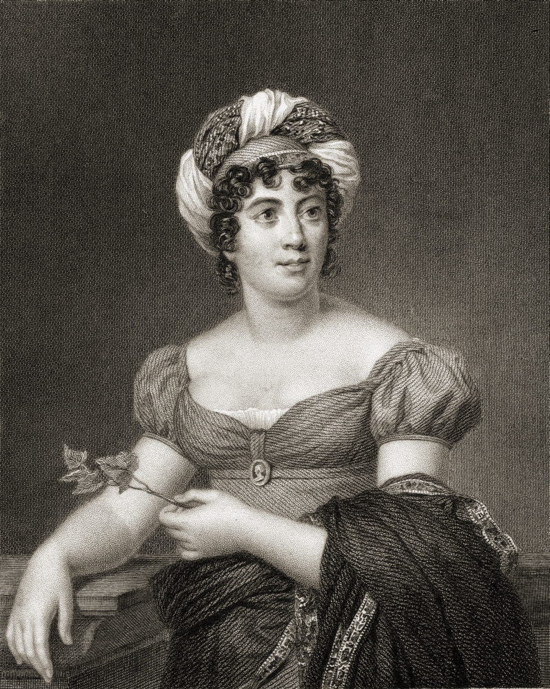 Madame De Stael Baroness De Stael-Holstein 1766 1817 Author & Political Propagandist From The Book Gallery Poster Print - Large - 26 x 34