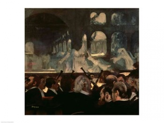 BALBAL4047 The Ballet Scene From Meyerbeers Opera Robert Le Diable 1876 Poster Print by Edgar Degas - 24 x 18 in.