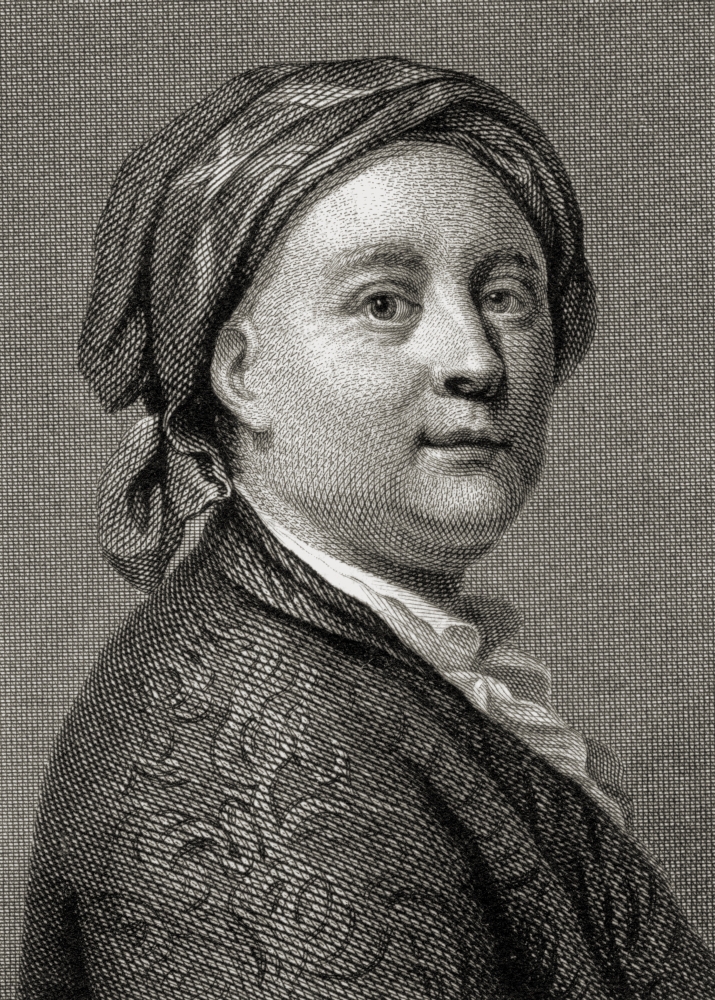 Richard Wilson C.1713-1783 British Painter 19th Century Engraved by Charles Paye After Raphael Mings Poster Print, 12 x 17