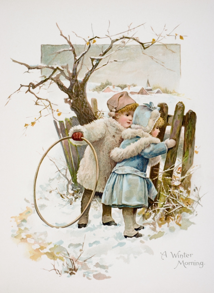 A Winter Morning Poster Print, Large - 24 x 32