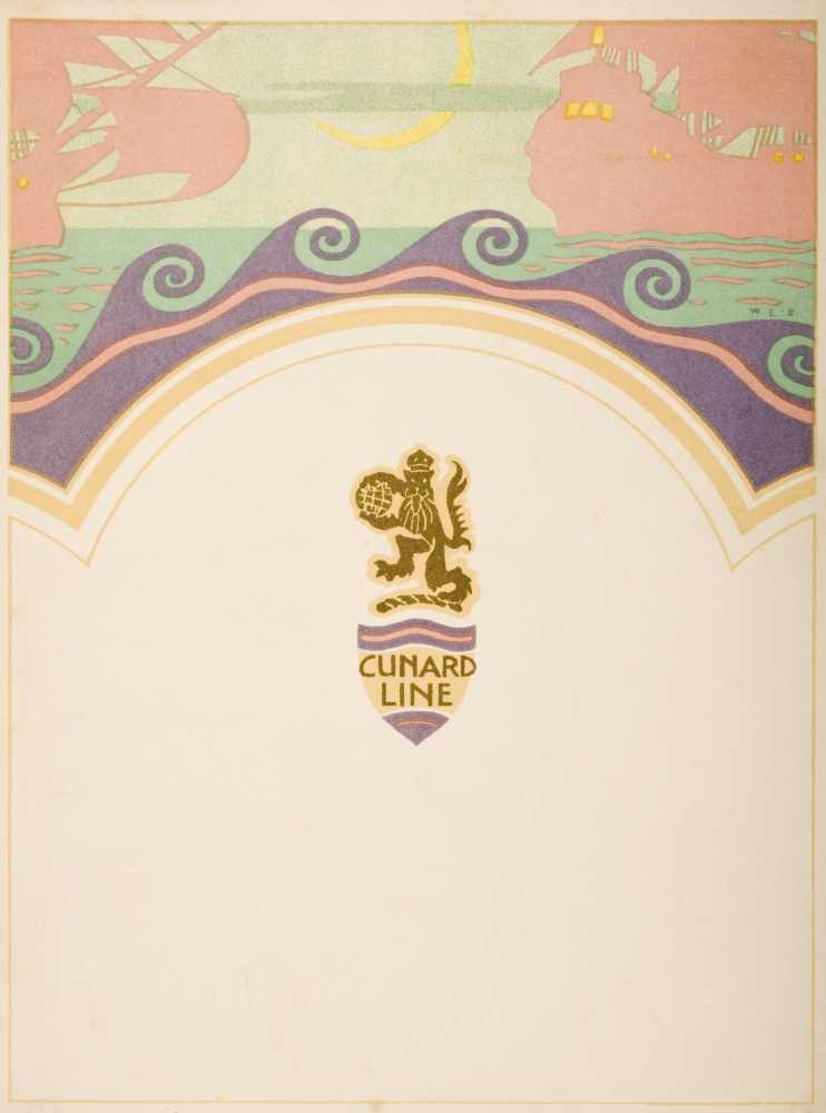 DPI1859447 Luncheon Menu. Cunard Line. R.M.S. Caronia. Monday December 17 1928 Poster Print, 12 x 16